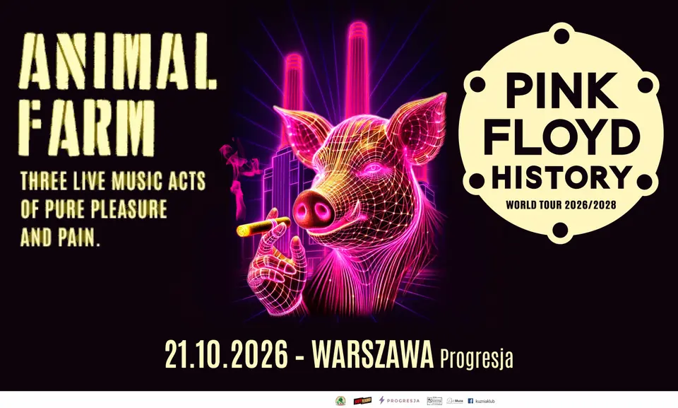 Pink Floyd History Animal Farm World Tour 2026