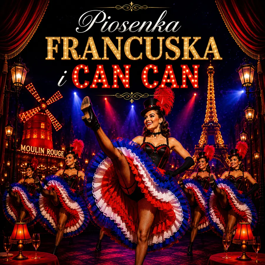 Piosenka francuska i can can - Burlesque