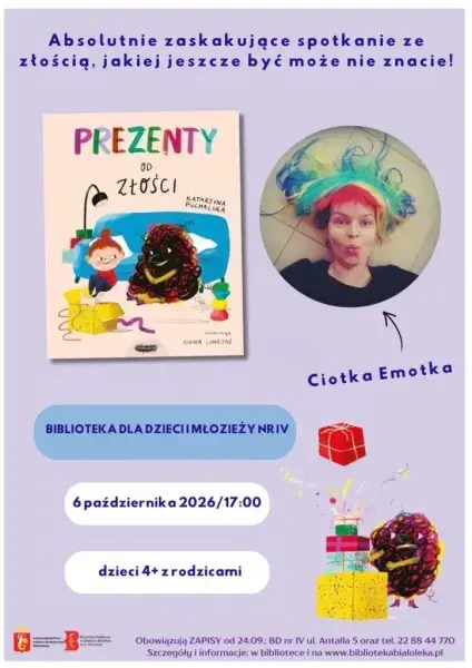 Prezenty od złości - warsztaty z Ciotką Emotką