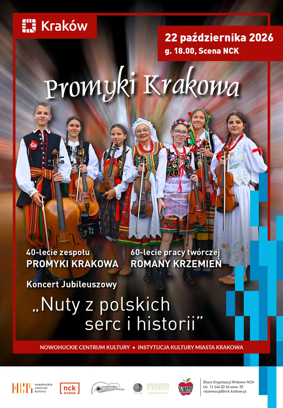 Promyki Krakowa „Nuty z polskich serc i historii” – Koncert Jubileuszowy