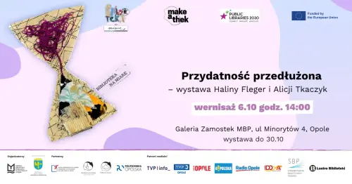 Przydatność przedłużona – wernisaż wystawy prac Haliny Fleger i Alicji Tkaczyk w Galerii Zamostek MBP