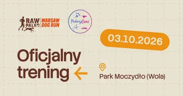 Raw Paleo Warsaw Dog Run - TRENING CANICROSS