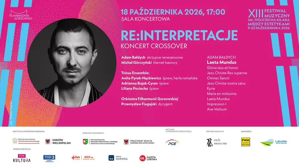 RE:INTERPRETACJE KONCERT CROSSOVER | XIII Festiwal Muzyczny im. Wojciecha Kilara