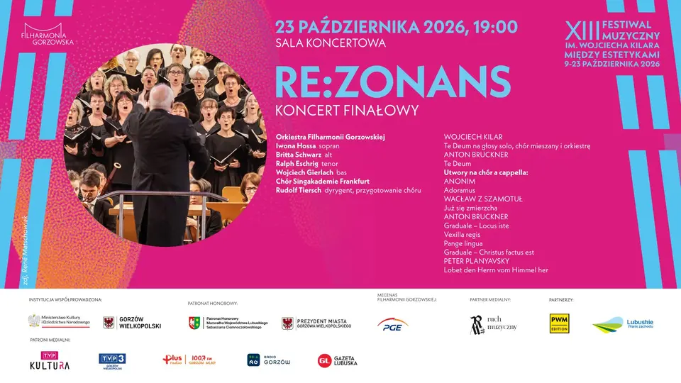 RE:ZONANS KONCERT FINAŁOWY XIII Festiwalu Muzycznego im. Wojciecha Kilara