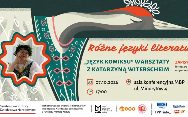 RÓŻNE JĘZYKI LITERATURY | JĘZYK KOMIKSU warsztaty z Katarzyną Witerscheim