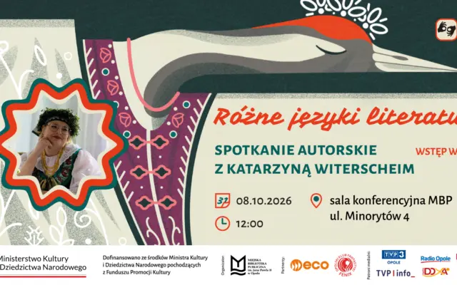 RÓŻNE JĘZYKI LITERATURY | spotkanie autorskie z Katarzyną Witerscheim