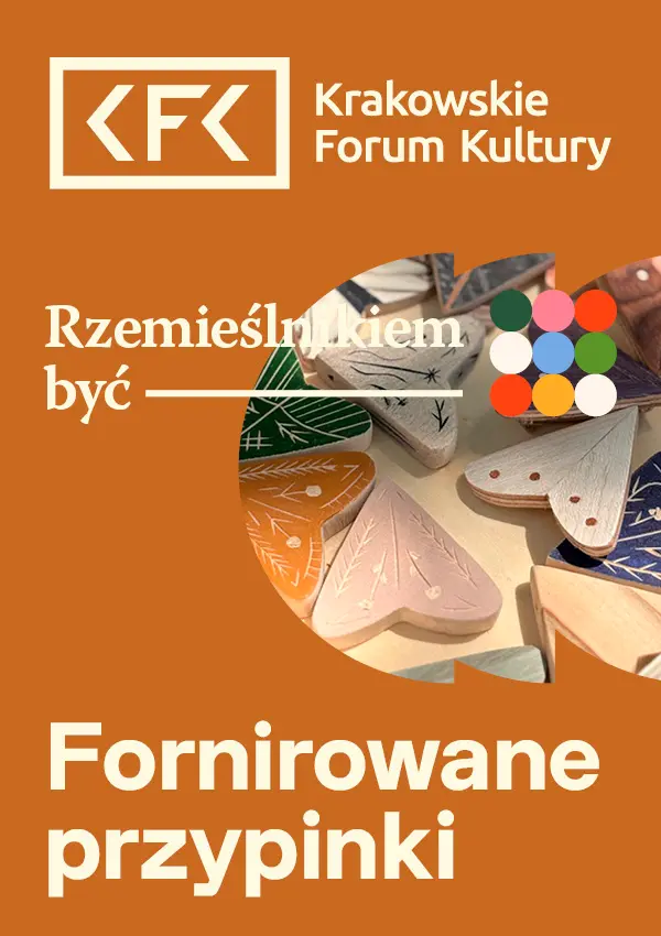 Rzemieślnikiem być | Fornirowane przypinki