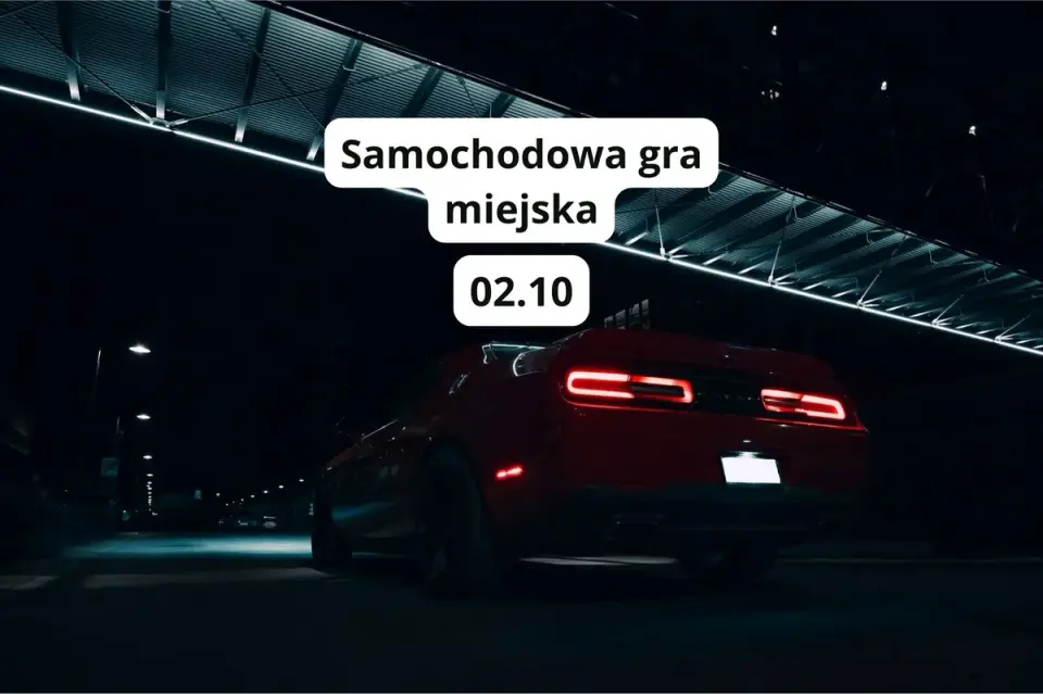 Samochodowa Gra Miejska w Opolu: nocny sprint