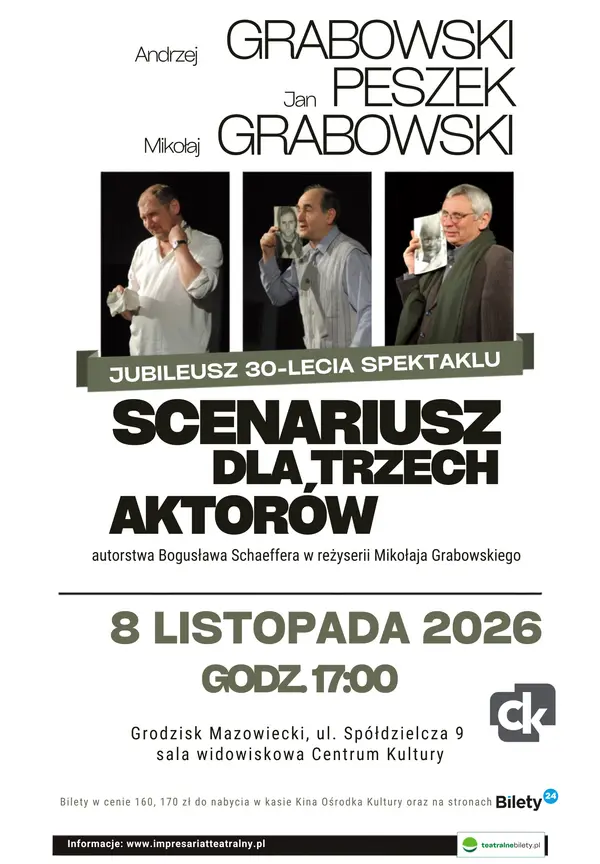 Scenariusz dla trzech aktorów