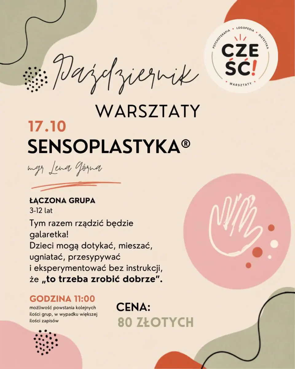 SENSOPLASTYKA® DLA DZIECI - galaretkowe eksperymenty