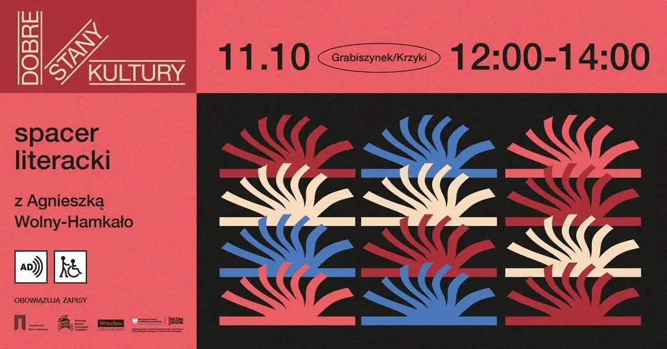 Spacer literacki z Agnieszką Wolny-Hamkało | Dobre stany kultury