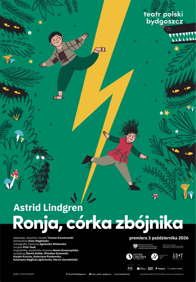 SPEKTAKL FAMILIJNY „RONJA, CÓRKA ZBÓJNIKA”