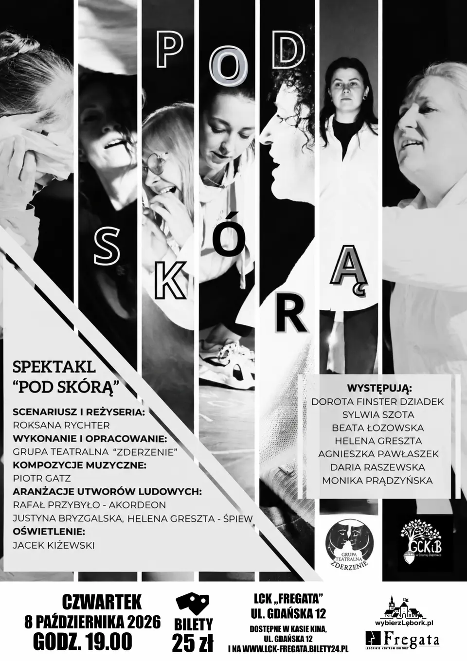 Spektakl teatralny "Pod skórą"