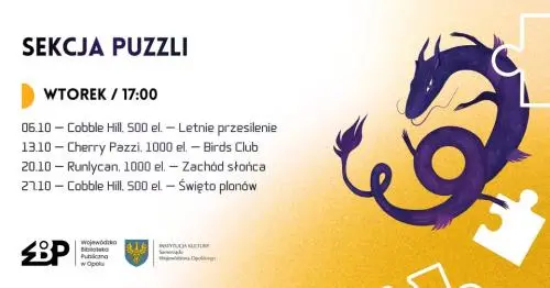 Spotkania Sekcja Puzzli w Strefie Gier WBP