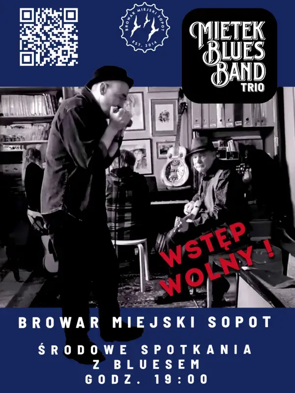 Środy z Bluesem, Browar Miejski Sopot Sopot w każdą środę (do 28.10), godz. 19:00
