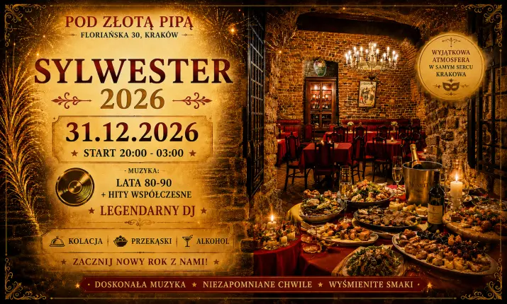 SYLWESTER 2026/2027 W SERCU KRAKOWA!