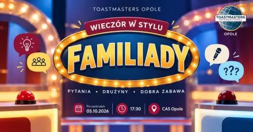 Toastmasters Opole Familiada w Centrum Aktywizacji Społecznej