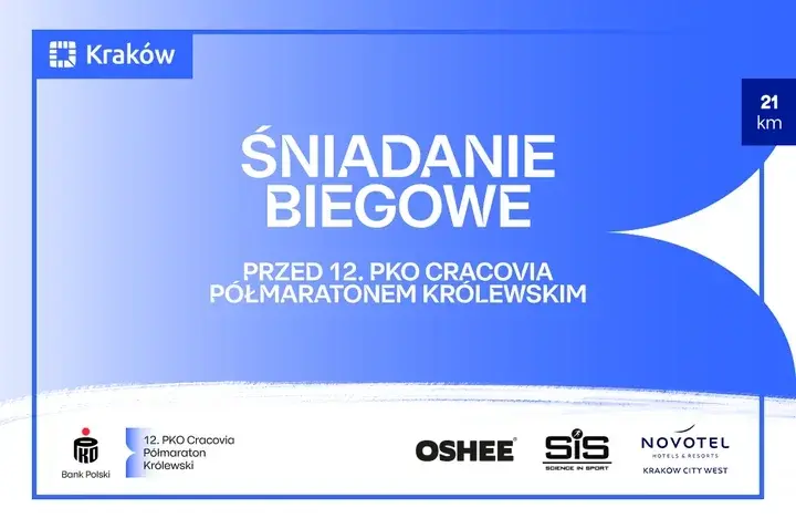 Trening i Śniadanie Biegowe przed 12. PKO Cracovia Półmaratonem Królewskim