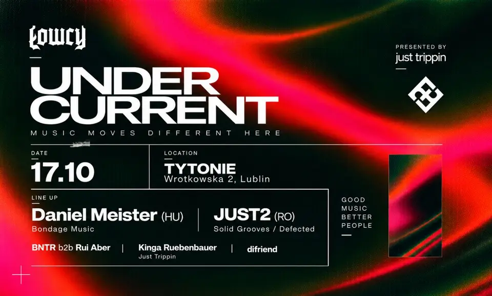 UNDERCURRENT by JUST TRIPPIN w/ Daniel Meister | JUST2 | &more