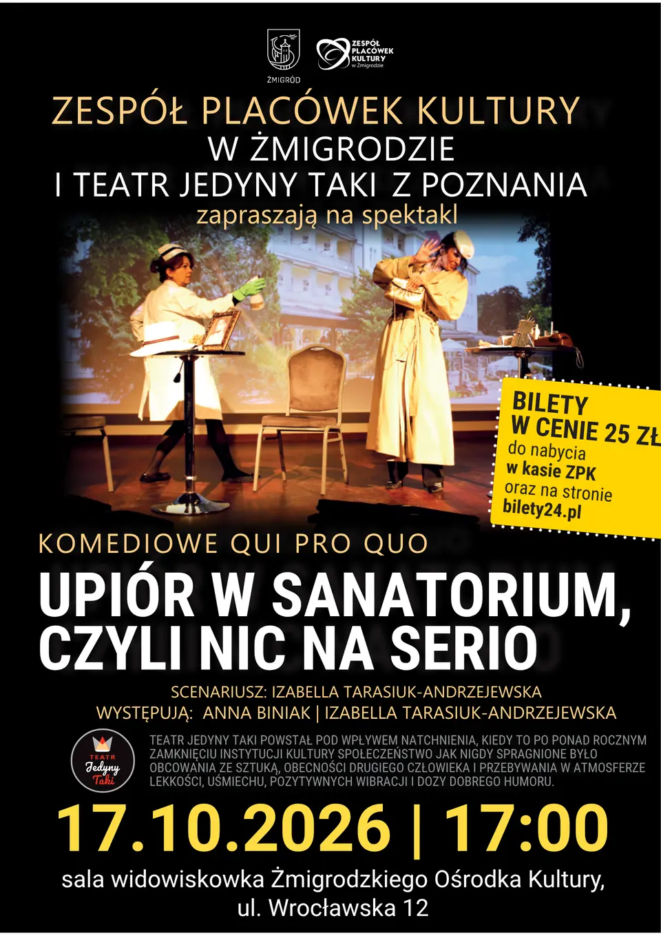 Upiór w sanatorium, czyli nic na serio..