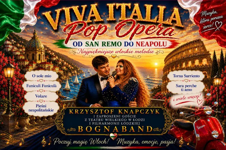 VIVA ITALIA & Pop Opera– Najpiękniejsze włoskie melodie