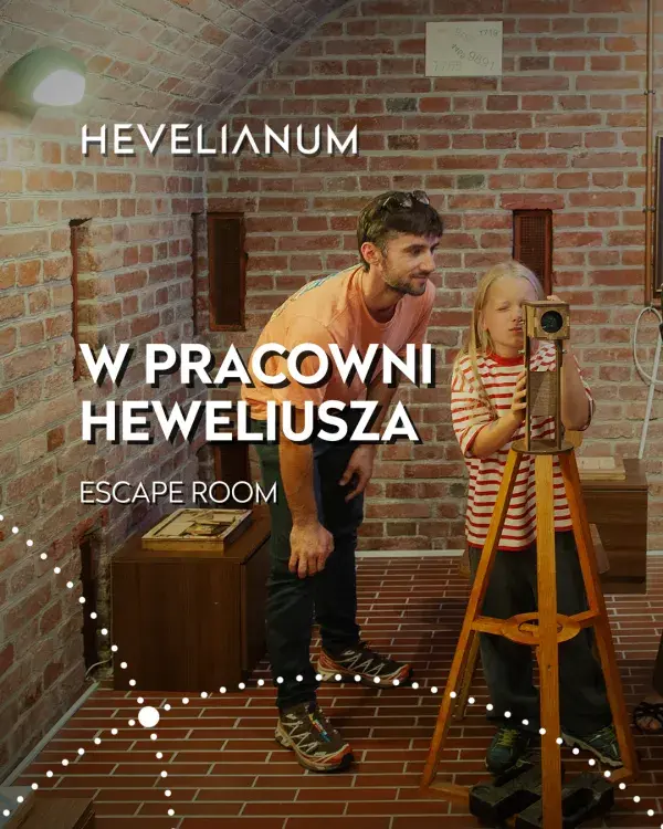 W pracowni Heweliusza - escape room, Hevelianum Gdańsk w każdą niedzielę (do 20.12), godz. 11:30, 13:00