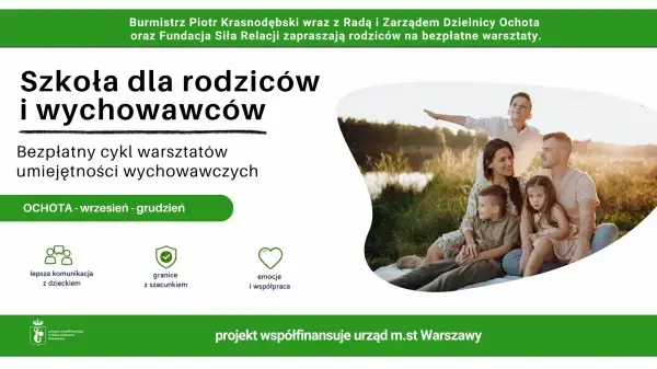 Warsztaty dla rodziców - Szkoła dla rodziców i wychowawców