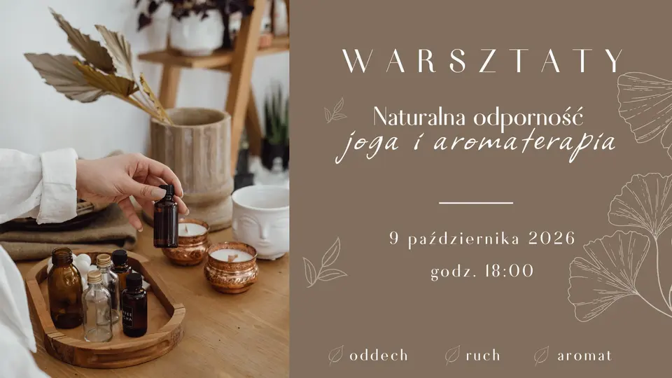 Warsztaty Naturalna odporność – joga i aromaterapia