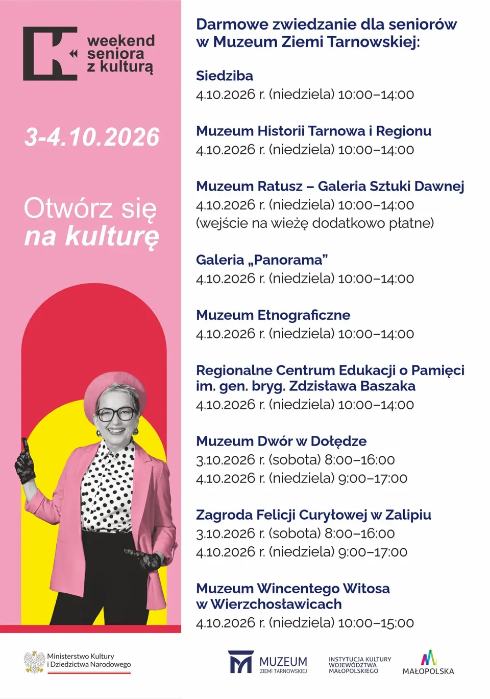 „Weekend Seniora z Kulturą” w Muzeum Ziemi Tarnowskiej