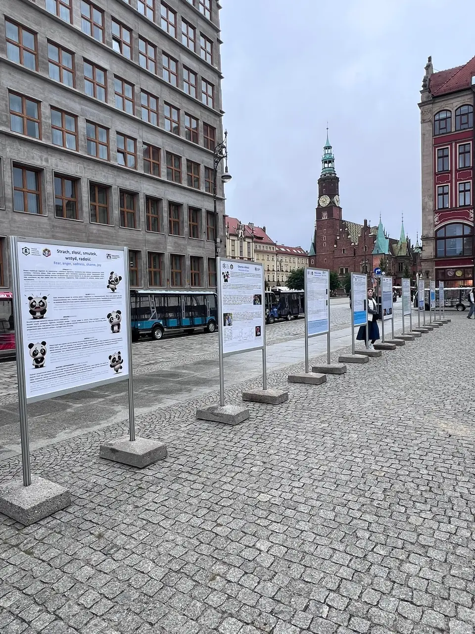 Wystawa "Chemia emocji" na wrocławskim Placu Solnym.