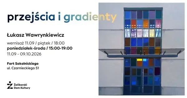 Wystawa Łukasza Wawrynkiewicza: przejścia i gradienty
