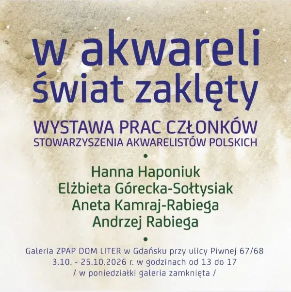 Wystawa prac "W akwareli świat zaklęty"