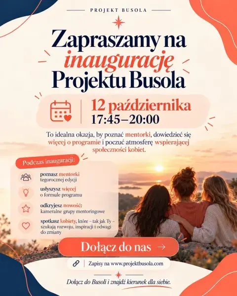 XII edycja Projektu Busola – program rozwojowo-mentoringowy dla kobiet
