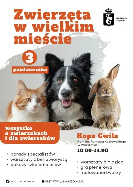 "Zwierzęta w wielkim mieście" na Ursynowie